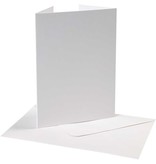 KARTEN und Zubehör / Cards Cartão perolado & Envelopes, tamanho de cartão de 10,5x15 cm