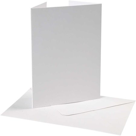 KARTEN und Zubehör / Cards Perlglanz Karte & Umschlag, Kartengröße 10,5x15 cm