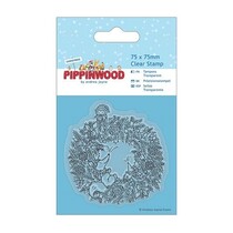 Transparent stamp, wreath