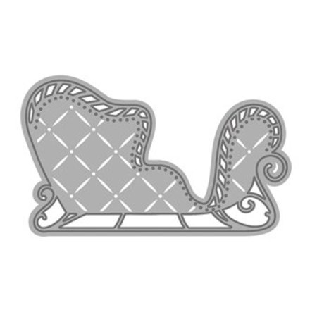 TONIC Punching and embossing template: 1 + 1 sled reindeer