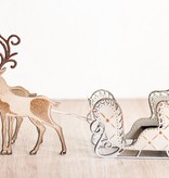 TONIC Punching and embossing template: 1 + 1 sled reindeer