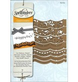 Spellbinders und Rayher Ponsen en embossing sjabloon: A2 Decoratieve rand