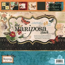 Bloc Designer, 30,5 x 30,5 cm, "Mariposa"