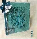 Die'sire Punzonado y estampado en relieve plantillas: Marco A6 con la estrella