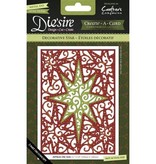 Die'sire Punzonado y estampado en relieve plantillas: Marco A6 con la estrella