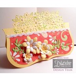 Die'sire Punching and embossing templates: Border with flowers