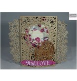 Die'sire Punching and embossing templates: Border with flowers
