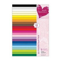 A4 Papierblock, warme Farben