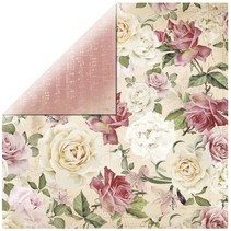 Scrapbookingpapier papel del diseñador, "floral spray"