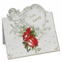 3 angel cards + 3 envelopes in white