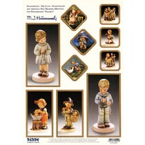 Stanzbogen: "MI HUMMEL", 1 sheet A4 with different motifs