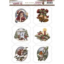 A4 Gestantzte Bilderbogen, Kerstthema