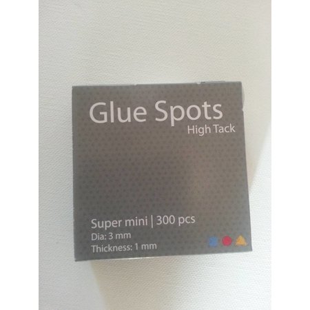 BASTELZUBEHÖR / CRAFT ACCESSORIES Mini glue dots, 3 mm diameter, 1 mm thick, 300 pieces
