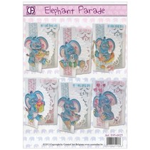 Complete Card Set elifant Parade