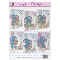 Komplettes Kartenset: Elifant Parade