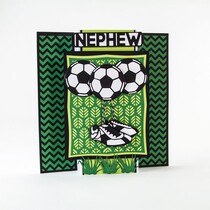 Troquelado y estampado en relieve plantilla: Fútbol
