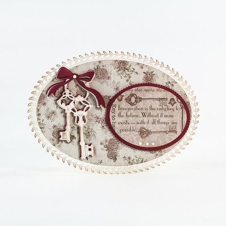 TONIC Punching and embossing template: nostalgic keyhole