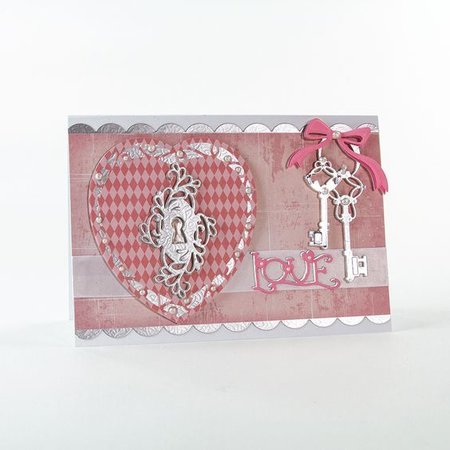 TONIC Punching and embossing template: nostalgic keyhole