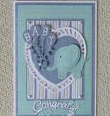 TONIC Ponsen en embossing sjabloon: Thema van de baby