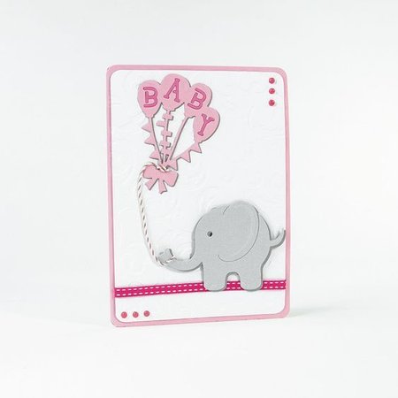 TONIC Ponsen en embossing sjabloon: Thema van de baby