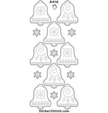Sticker Stjerneform klistermærker, klokker