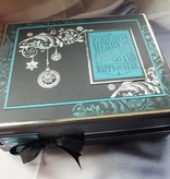 STEMPEL / STAMP: GUMMI / RUBBER Rubber stamp, Indigo, Christmas balls