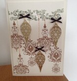 STEMPEL / STAMP: GUMMI / RUBBER Rubber stamp, Indigo, Christmas balls