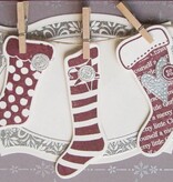 Spellbinders und Rayher Stamping and Embossing stencil, Christmas motifs