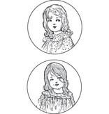 Stempel / Stamp: Transparent Marianne Design stempel: "Vintage Ladies", 2 Thema's