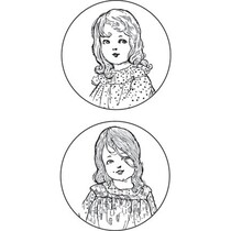 Marianne Design stempel: "Vintage Ladies", to Temaer