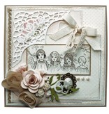 Stempel / Stamp: Transparent Marianne Design stamp: "Vintage Ladies", 2 Themes