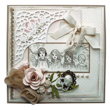 Stempel / Stamp: Transparent Marianne Design stempel: "Vintage Ladies", 2 Thema's