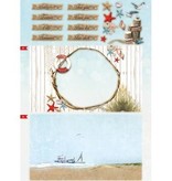 Bücher und CD / Magazines A4 map book, Summer At The Beach nr.02