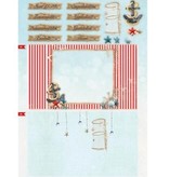 Bücher und CD / Magazines A4 map book, Summer At The Beach nr.02