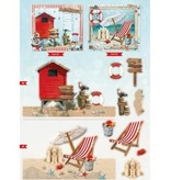 Bücher und CD / Magazines A4 map book, Summer At The Beach nr.02