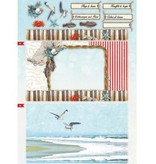 Bücher und CD / Magazines A4 map book, Summer At The Beach nr.02