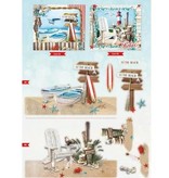 Bücher und CD / Magazines A4 map book, Summer At The Beach nr.02