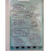 Stempel / Stamp: Transparent sellos transparentes, solicitudes de texto