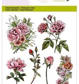 Wild Rose Studio`s A6 Transparant postzegels, rozen
