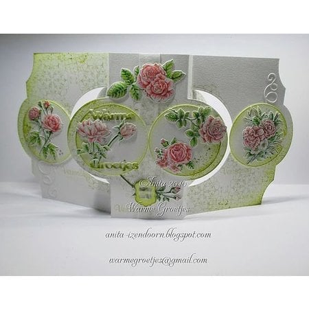 Wild Rose Studio`s A6 Transparent Stempel, Rosen