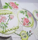 Wild Rose Studio`s tampons transparents A6, roses