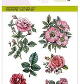 Wild Rose Studio`s A6 Gennemsigtige frimærker, roser