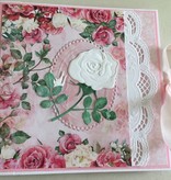 Wild Rose Studio`s A6 Transparent frimerker, roser