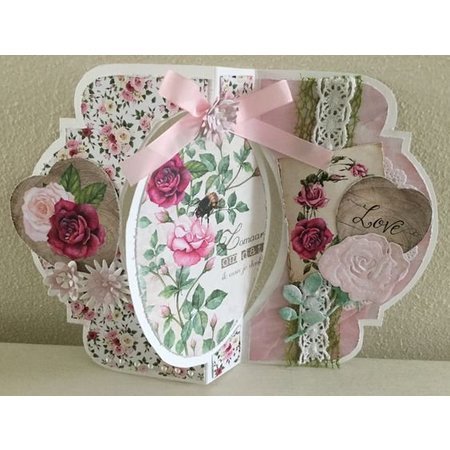 Wild Rose Studio`s A6 Transparent frimerker, roser