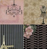 DCWV und Sugar Plum Bloque diseñador, Tres Chic