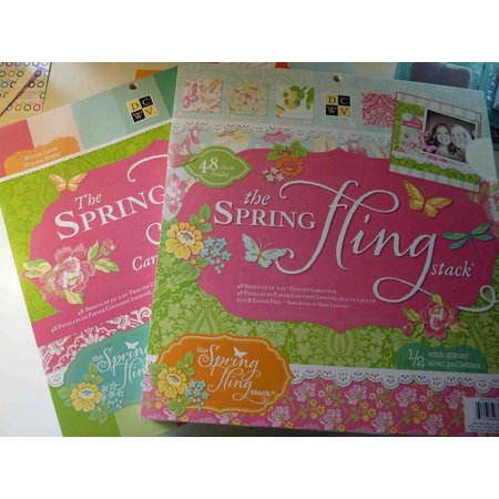 DCWV und Sugar Plum Designerblock, The Spring Fling