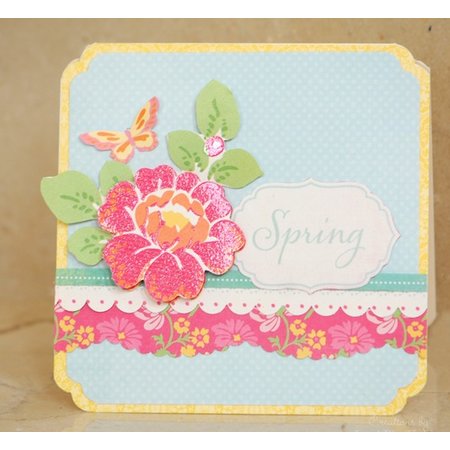 DCWV und Sugar Plum Designer Block, The Spring Fling