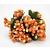 BLUMEN (MINI) UND ACCESOIRES Mini Blumchen, laranja delicado, olhar do vintage