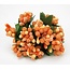 BLUMEN (MINI) UND ACCESOIRES Mini Blumchen, laranja delicado, olhar do vintage