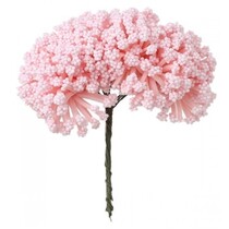 Mini Blumenstrauss, zart rosa, Vintage Look